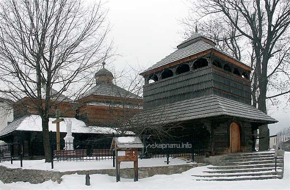 Image - Skole: Belfry of Saint Panteleimon Church (17th century).